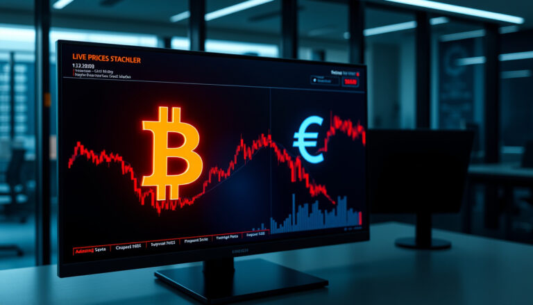 Bitcoin kurssi reaaliajassa – hinta nyt euroina
