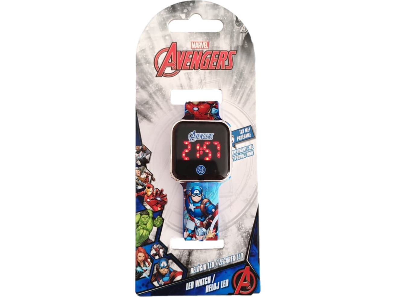 Euroswan Lasten digitaalinen Avengers Led rannekello