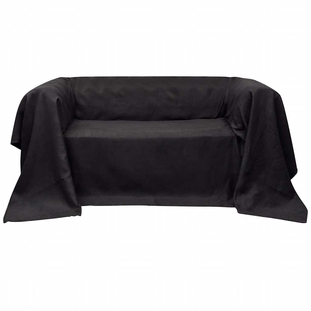 Mikrokuitu Sohvan Suojapäällinen Antrasiitti 270 x 350 cm