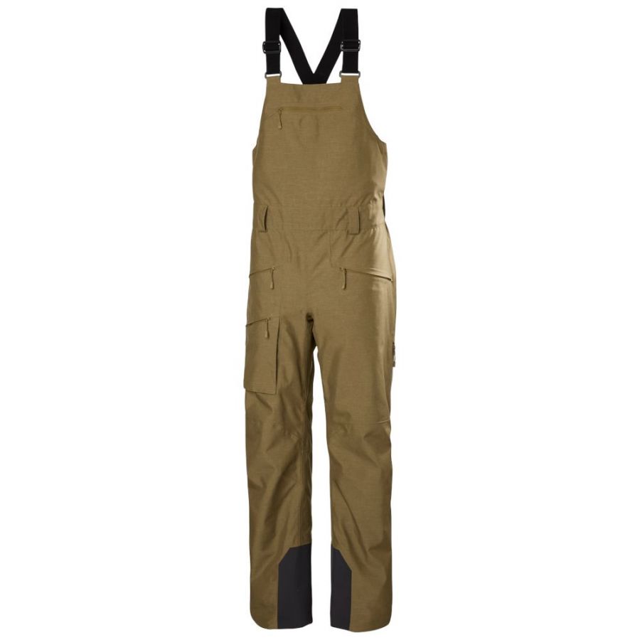 Helly Hansen Powderqueen Bib 2.0, lasketteluhousut, naiset, ruskea