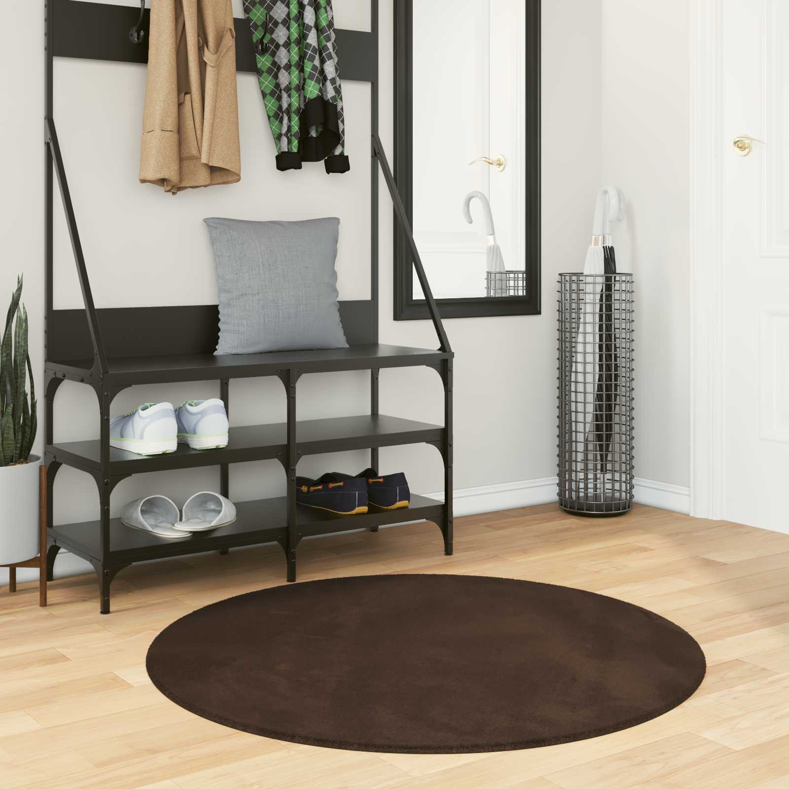 vidaXL HUARTE Ruskea Ø 100 CM