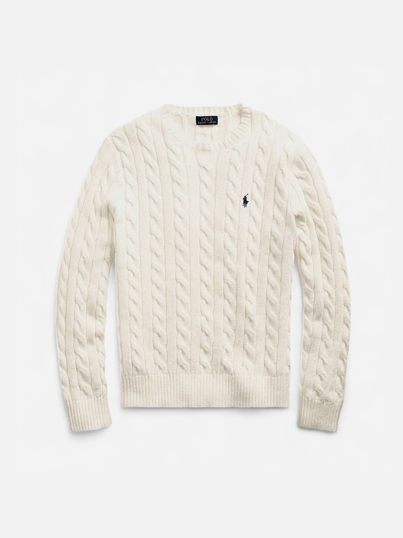 Polo Ralph Lauren LS DRIVE LONG SLEEVE PULLOVER Valkoinen