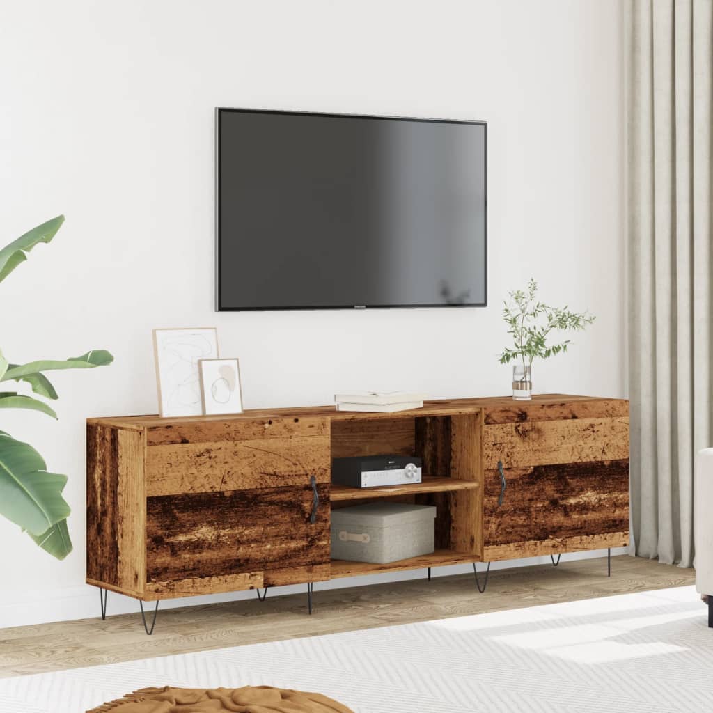 vidaXL TV-taso vanha puu 150x30x50 cm tekninen puu