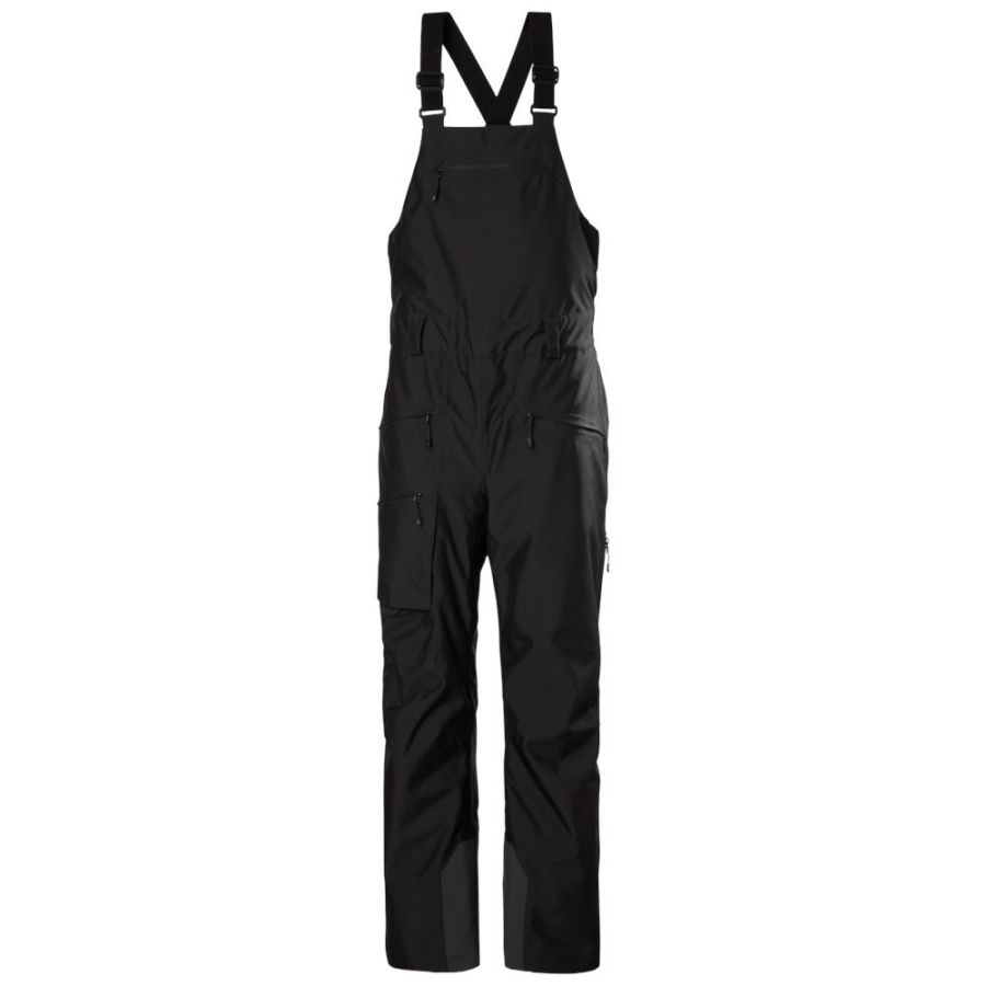 Helly Hansen Powderqueen Bib 2.0, lasketteluhousut, naiset, musta