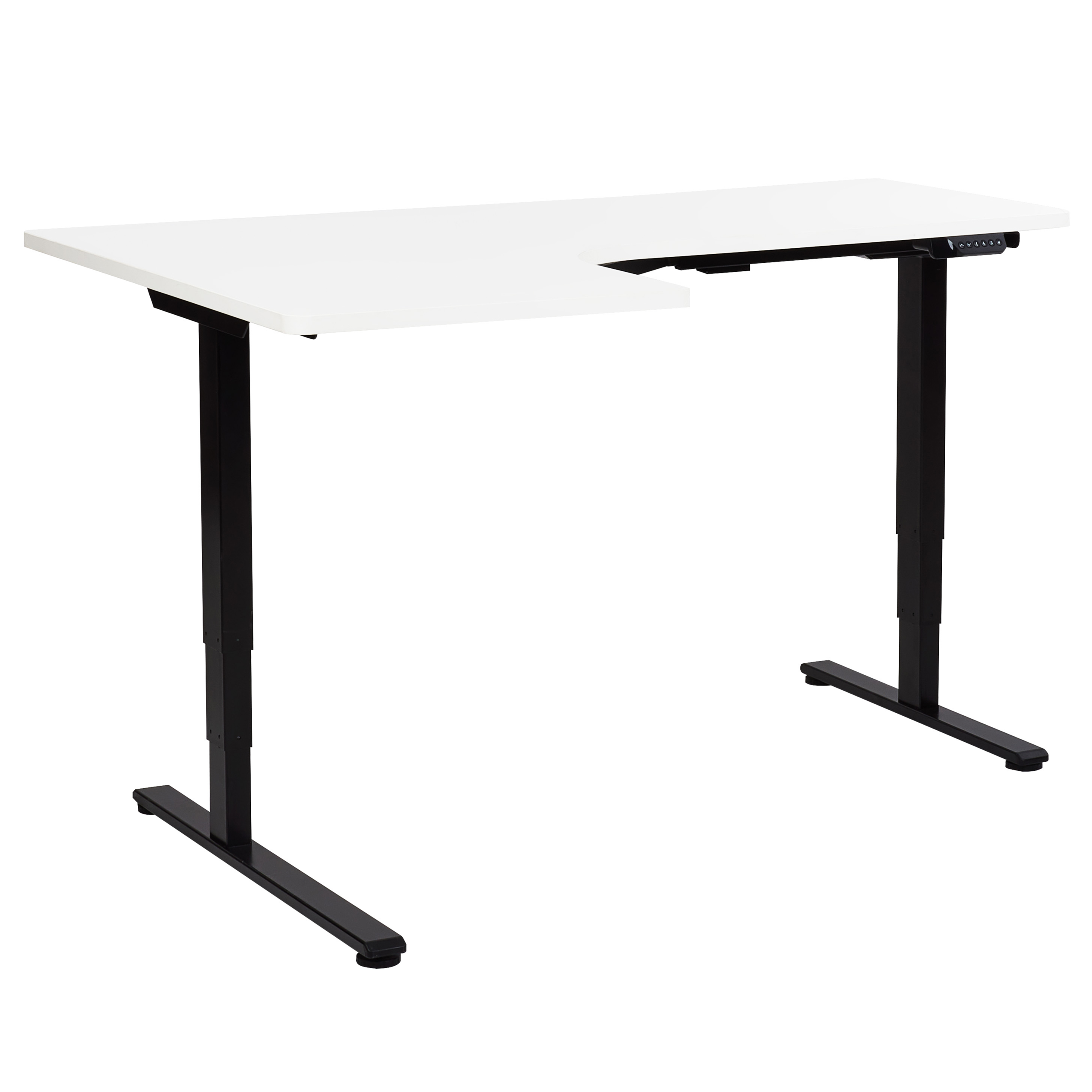 DESTINES 160 cm Valkoinen/musta Vasen
